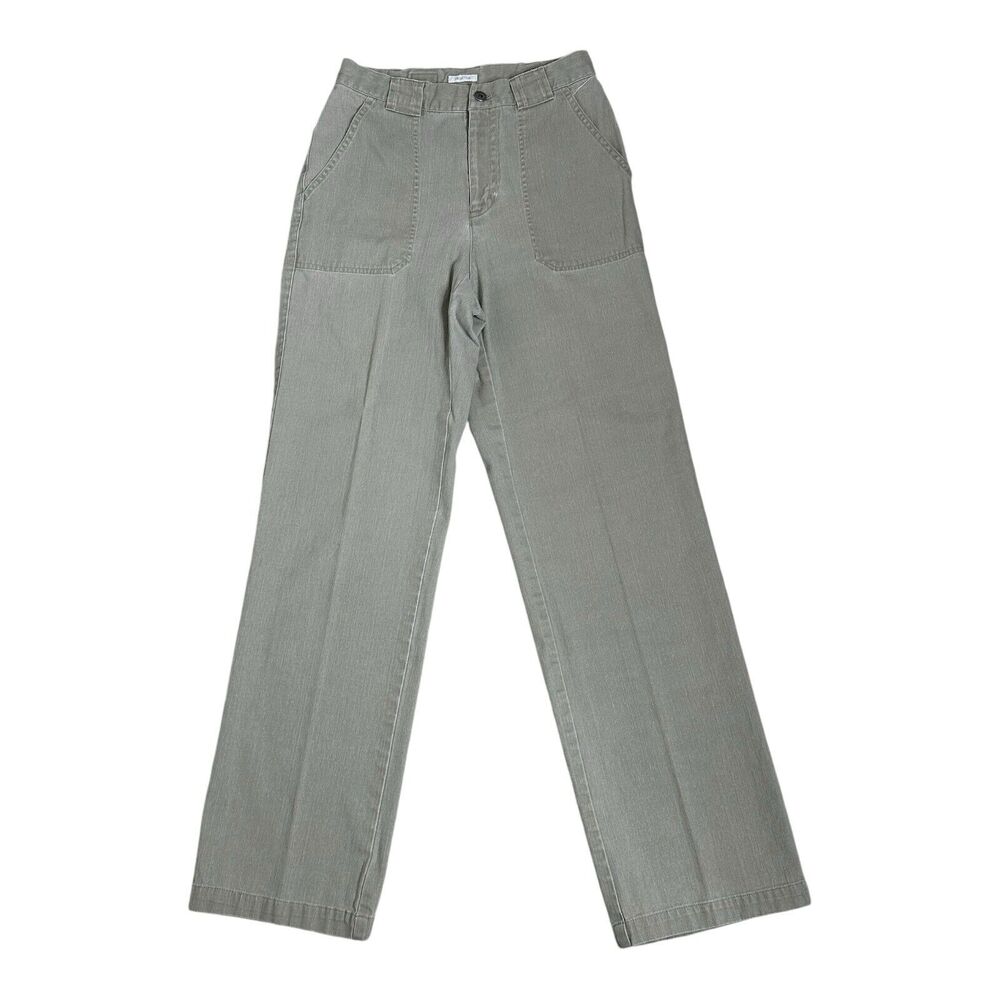 Liz Claiborne Tabitha Sz 6 Womens Pants Straight Leg‎ Gray Dress Mid Rise